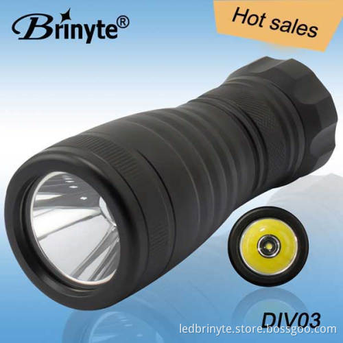 DIV03 CREE U2 Waterproof Underwater 150m Diving Torch LED